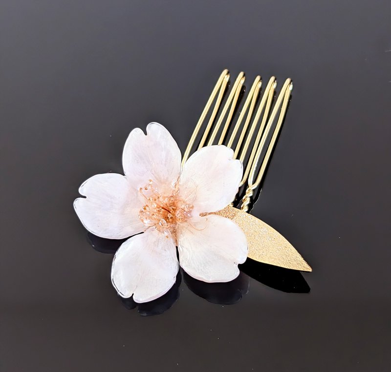 Everpink 日本永生樱花树脂发饰 不凋花 真花 吉野樱 - 发饰 - 树脂 粉红色