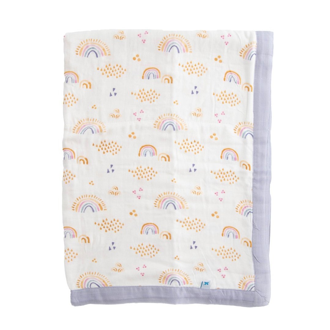 Little Unicorn 竹纤维宝宝毯 彩虹雨点 - 其他 - 棉 白色