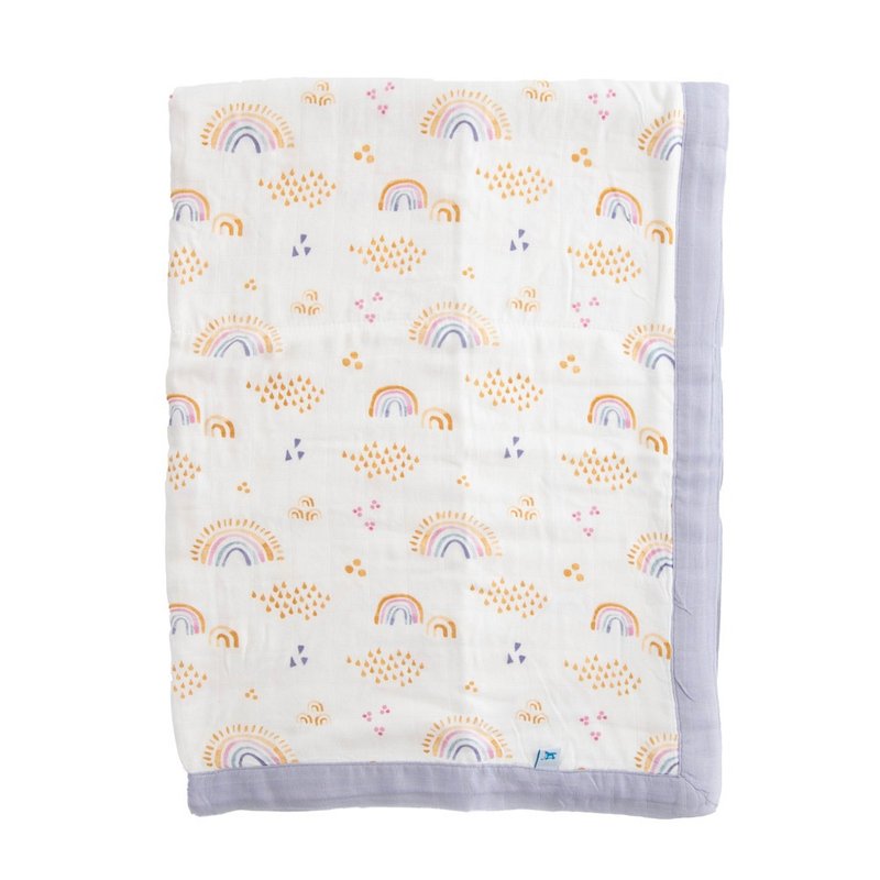 Little Unicorn 竹纤维宝宝毯 彩虹雨点 - 其他 - 棉．麻 白色