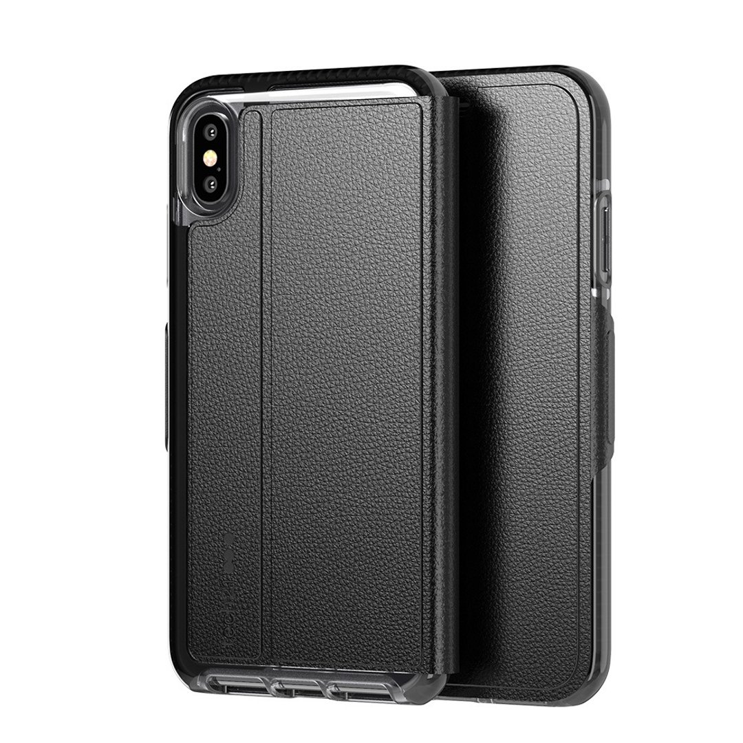 英国Tech 21防撞软质保护皮套-iPhone Xs Max-黑(5056234705797) - 手机壳/手机套 - 人造皮革 黑色