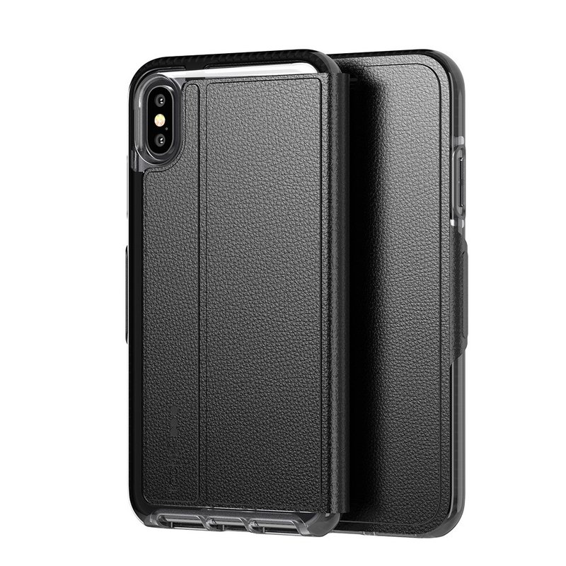 英国Tech 21防撞软质保护皮套-iPhone Xs Max-黑(5056234705797) - 手机壳/手机套 - 人造皮革 黑色