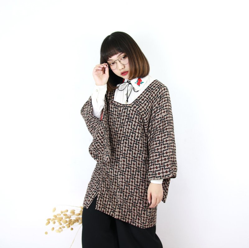 Back to Green 日本带回 道行 迷宫 vintage kimono KD-02 - 女装休闲/机能外套 - 棉．麻 