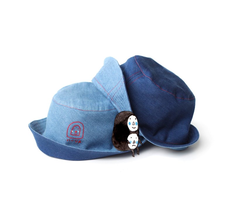 Palim hat (jeans) - 帽子 - 其他材质 蓝色
