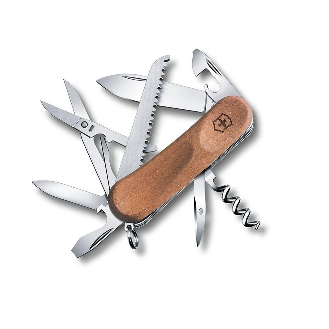 VICTORINOX 瑞士维氏 Evolution Wood 17 胡桃木 2.3911.63 - 露营用品 - 木头 咖啡色