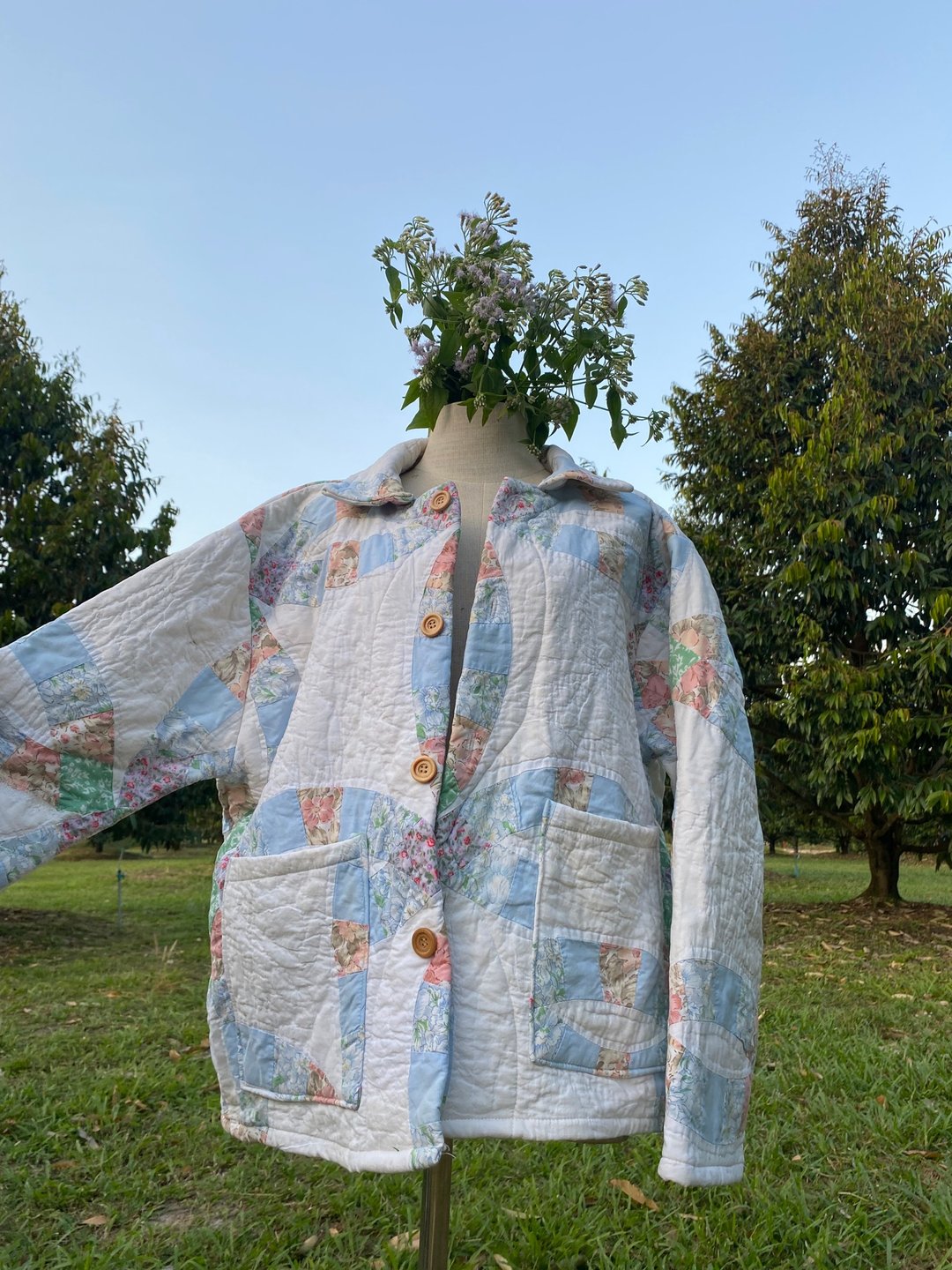 Patchwork jacket Hippie clothing and one of a kind - 女装休闲/机能外套 - 棉 