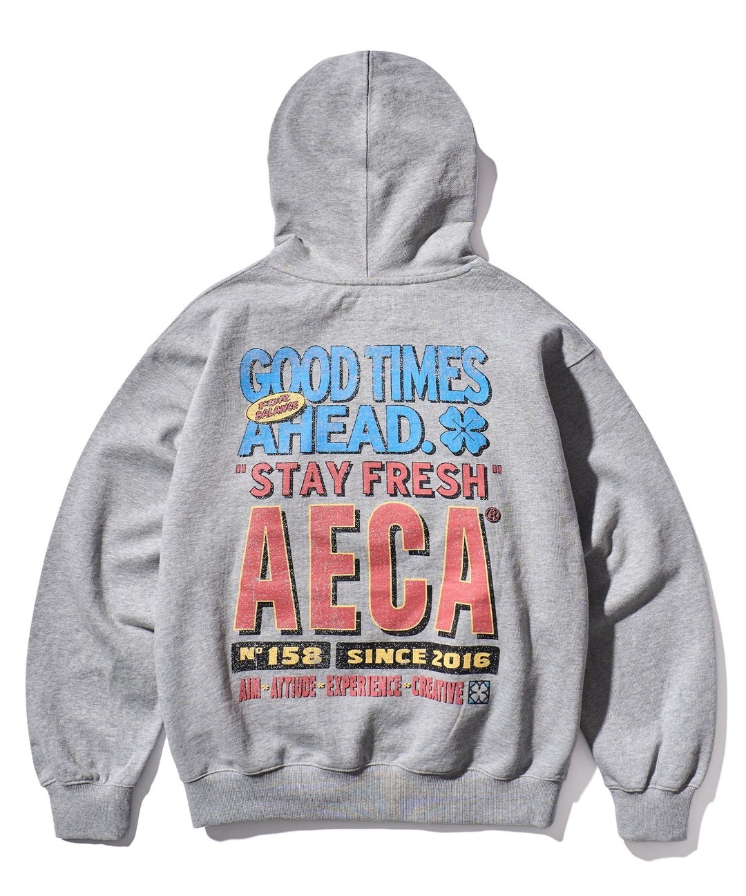 AECA White Poster Hoodie 街头残影连帽外套 - 中性连帽卫衣/T 恤 - 其他材质 多色