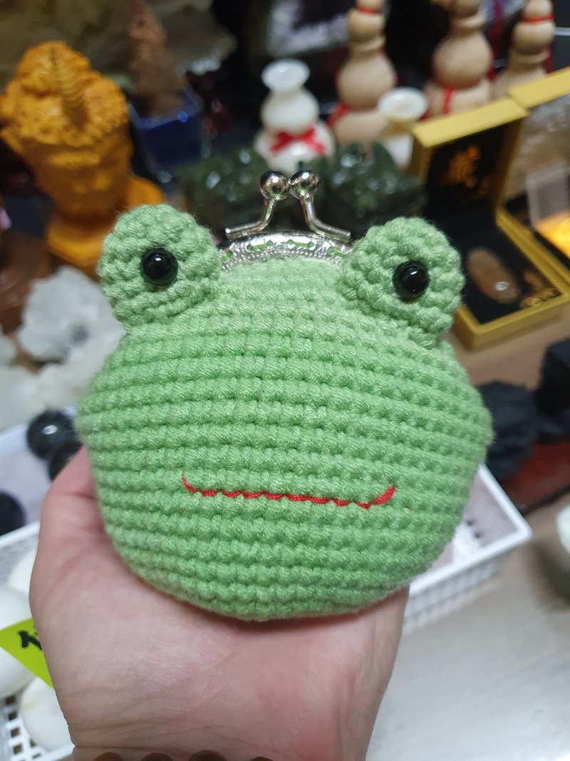 材料包(成品) 青蛙口金包零钱包 - 零钱包 - 棉．麻 多色