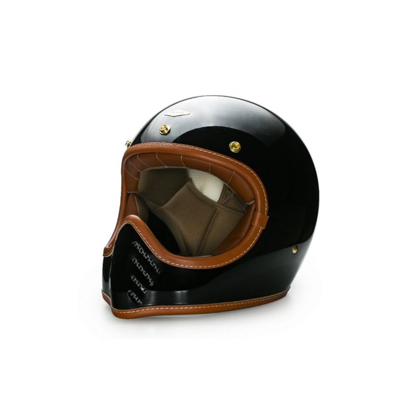 FETURE飞乔-STEVEN史帝文CUSTOM-亮光曜石黑 - 安全帽 - 塑料 