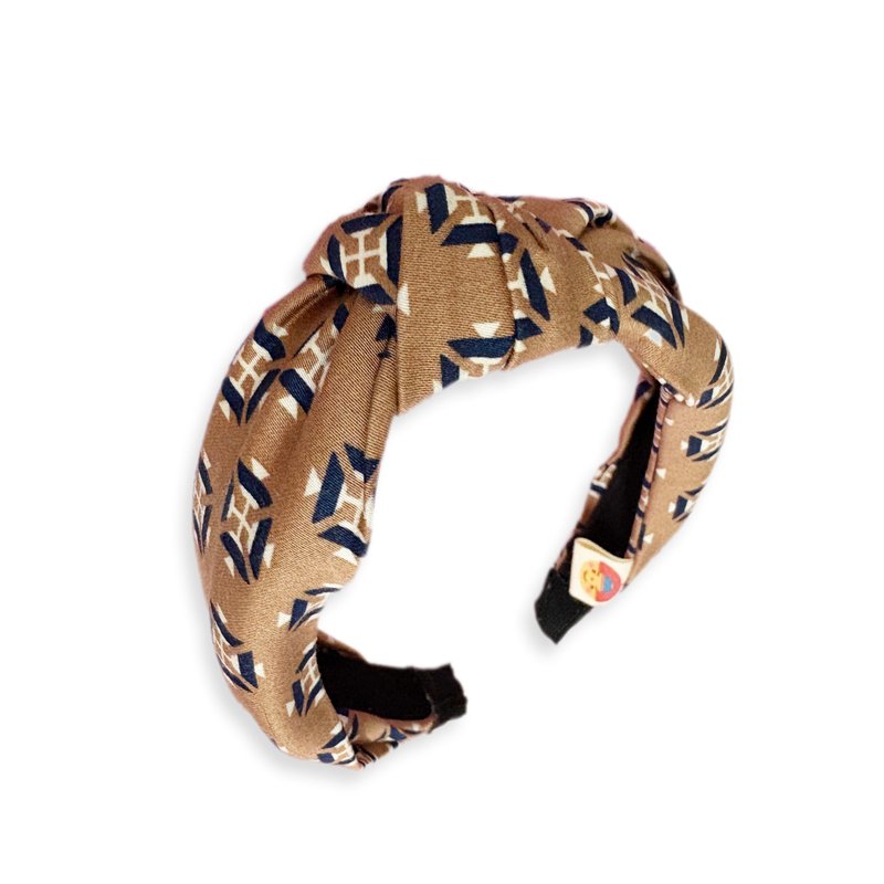 波西米亚风手工雪纺发箍  温柔质感  百搭必备  轻盈不夹头 - 发带/发箍 - 棉．麻 