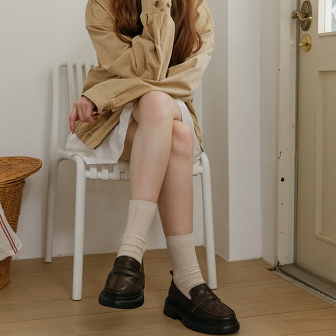 PRE-ORDER韓國品牌 MACMOC Denver 5cm鞋跟樂福鞋 Brown - 其他 - 其他材质 