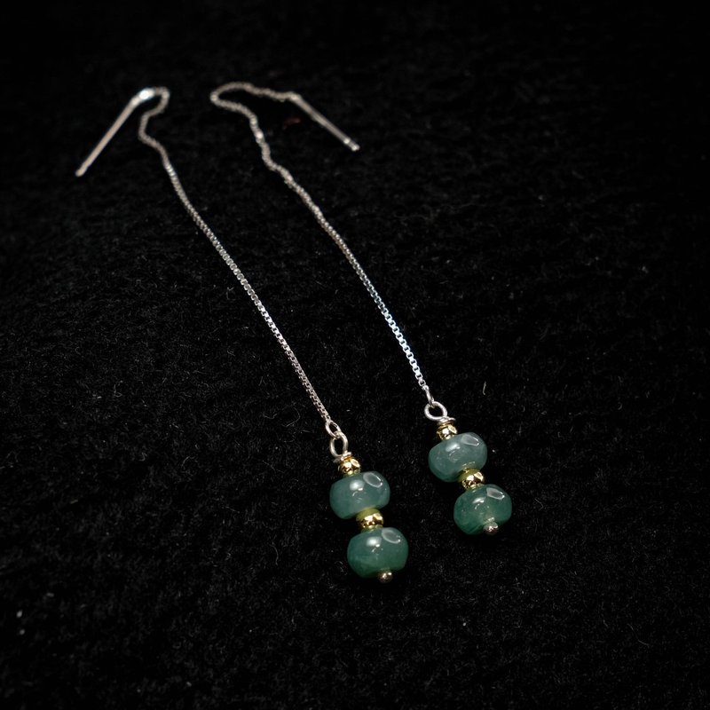 TBF - 缅甸玉 缅甸翡翠 耳环 耳饰 翡翠饰品 - 耳环/耳夹 - 玉石 