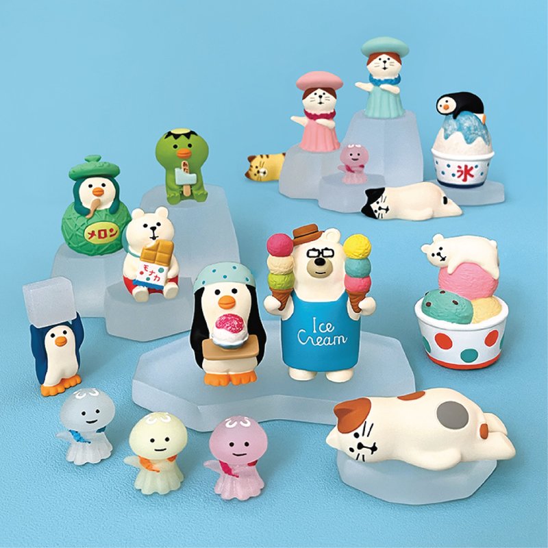 日本Decole Concombre - 刨冰乐园 - 摆饰 - 树脂 多色