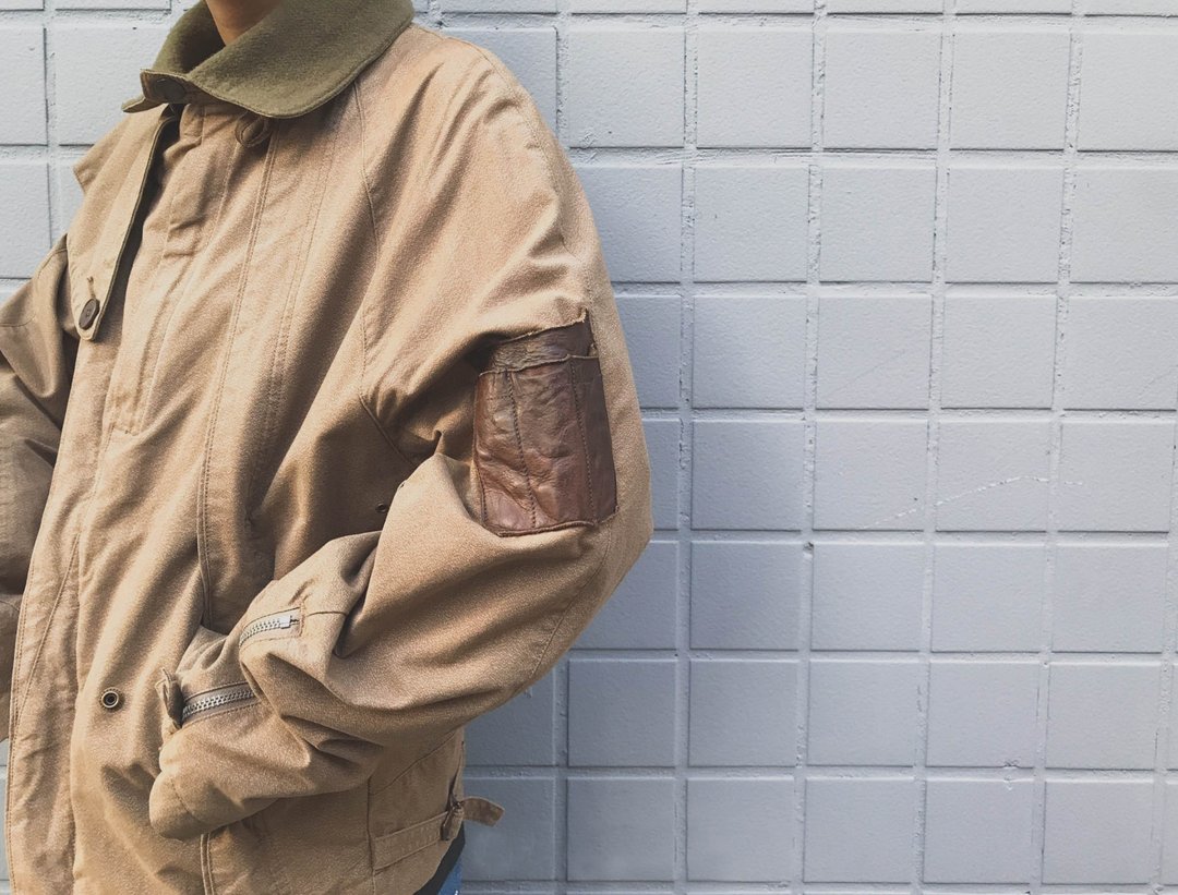 VINTAGE POLO by Ralph Lauren / hunting Jacket - 男装外套 - 棉 卡其色
