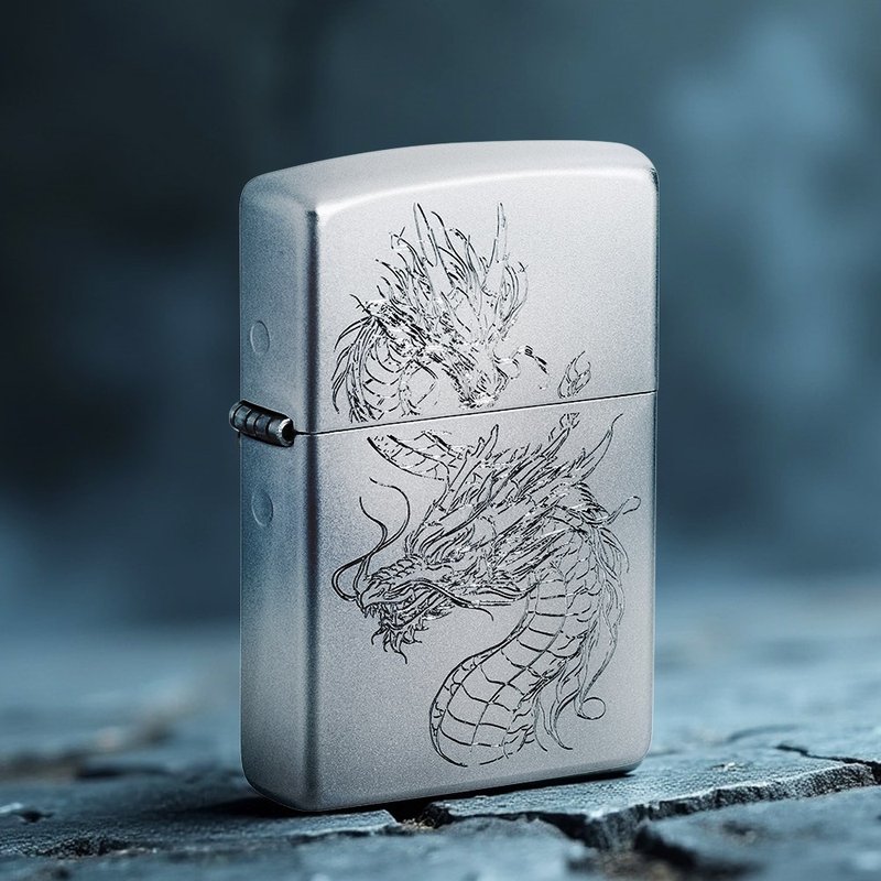 【ZIPPO官方旗舰店】2025年银龙之魂防风打火机 46805 - 其他 - 铜/黄铜 多色
