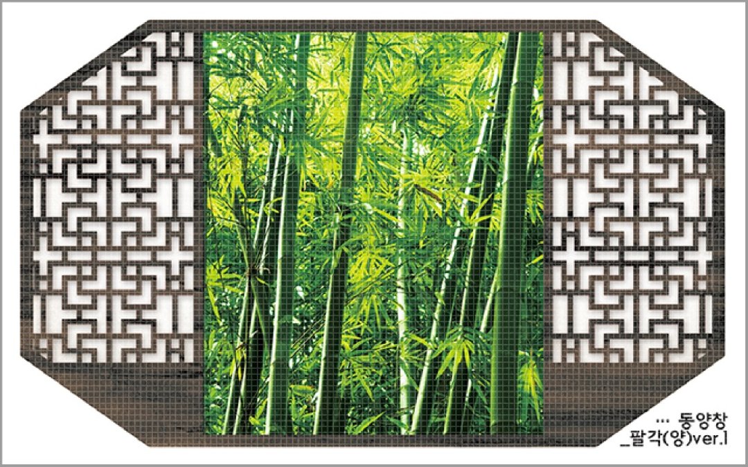 3款 东方八角窗户两用贴纸 (honne market) blackraccoon - 贴纸 - 纸 多色