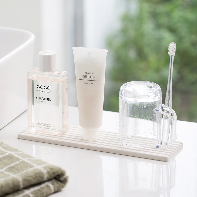 【限量绝版品】长形多用途洗手台速干圭藻土吸水防潮置物垫-3入 - 其他 - 其他材质 白色