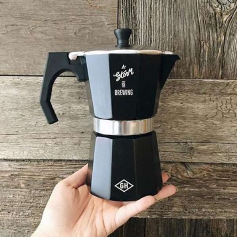 SUSS-英国进口 Wild and Wolf 英伦绅士风八角摩卡壶-瑕疵出清 - 其他 - 其他金属 黑色