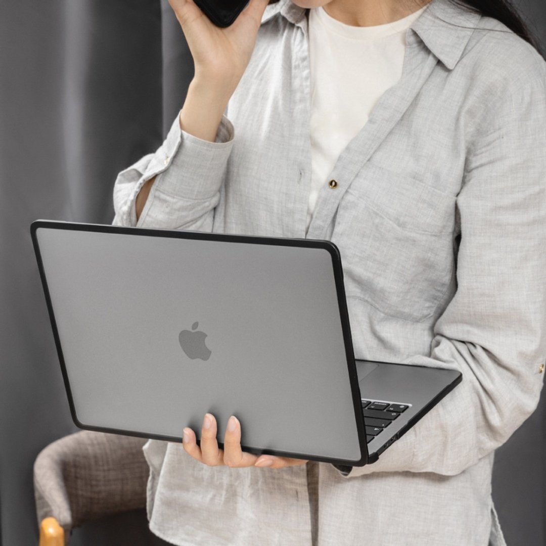 Defender MacBook Air/Pro 双料笔电保护壳 适用M1-M4 - 电脑配件 - 塑料 