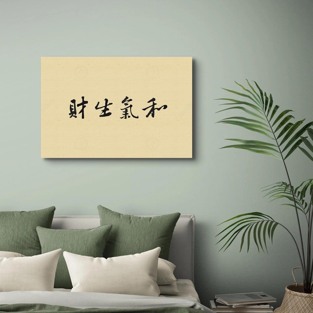 宋 黄庭坚 和气生财 艺术微喷无框画 - 海报/装饰画/版画 - 聚酯纤维 