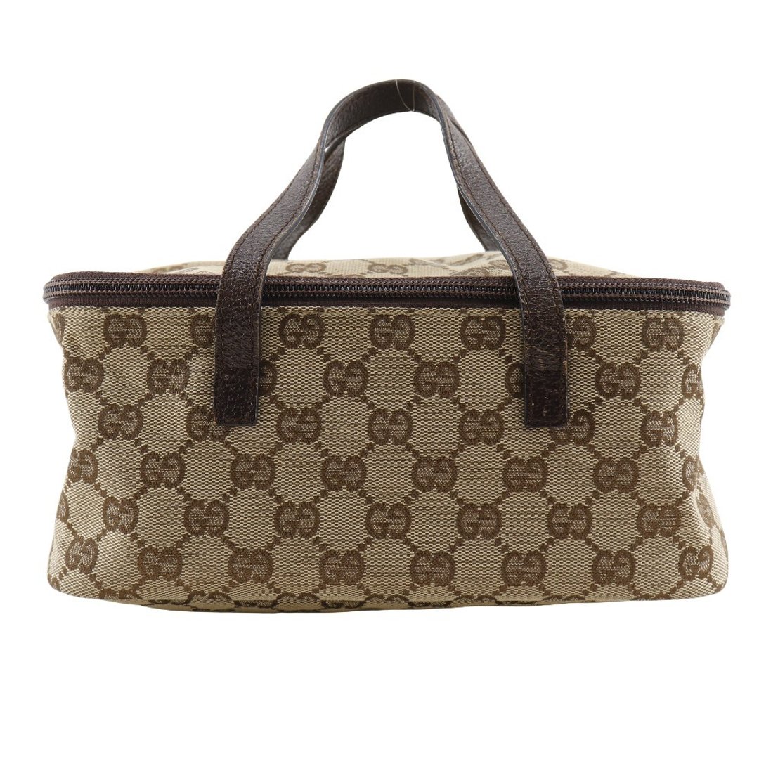 【日本直送】GUCCI 古驰 化妆箱包 手提包 124540 GG帆布 米色 女仕【二手】 - 手提包/手提袋 - 其他人造纤维 咖啡色