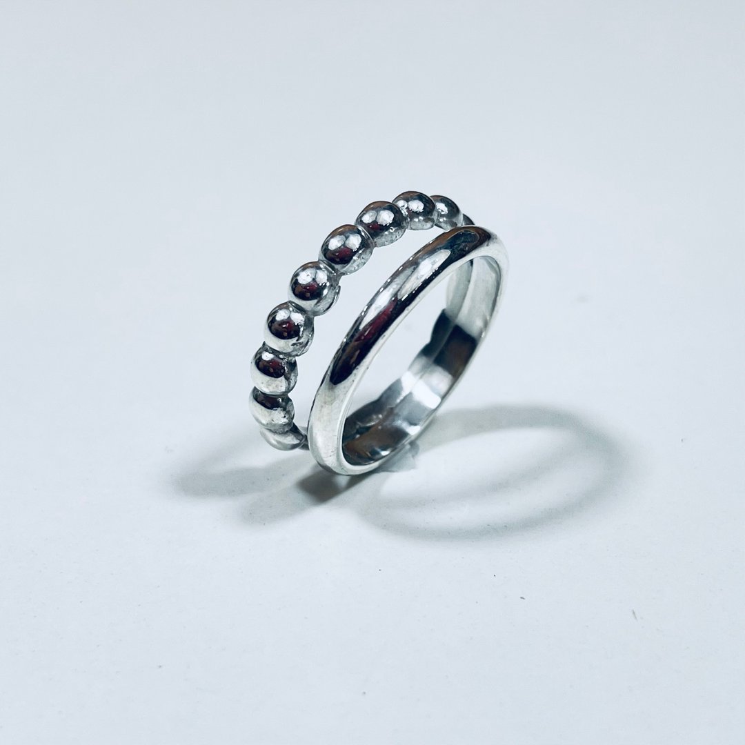 SV925 whole ring - 戒指 - 其他金属 银色