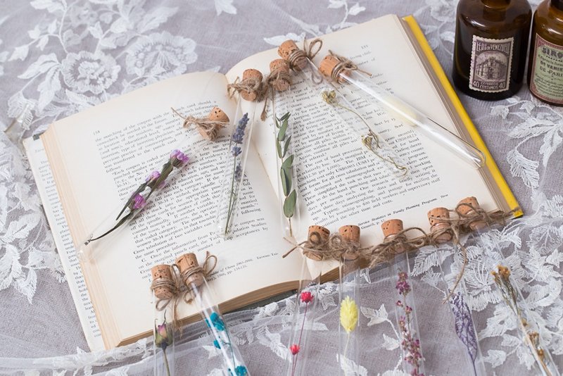 热卖 x 花语爱恋表达 x 干燥花玻璃试管 (现货)不挑款 - 干燥花/捧花 - 植物．花 多色