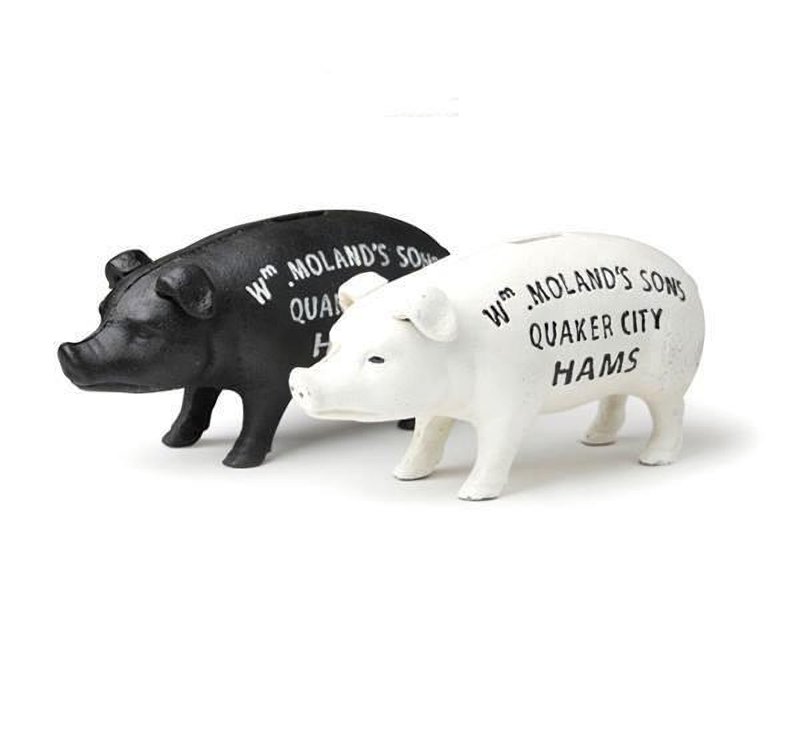 Detail Inc Hams Standing Pig Bank 铁猪复古存钱筒(两色) - 地垫/地毯 - 其他材质 多色