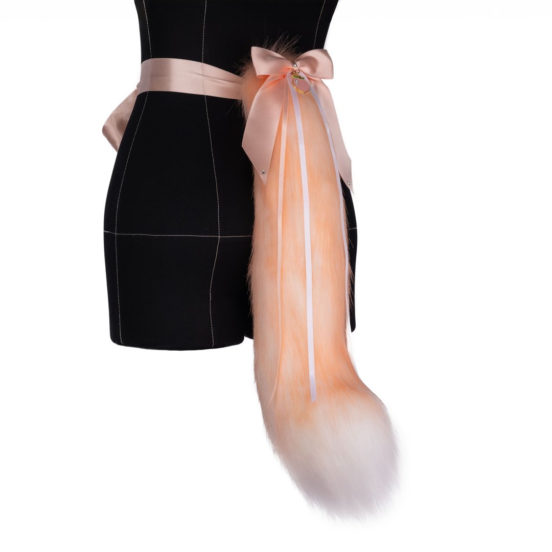 Peachy Kitten Tail Faux Fur Tail - 其他 - 其他人造纤维 金色