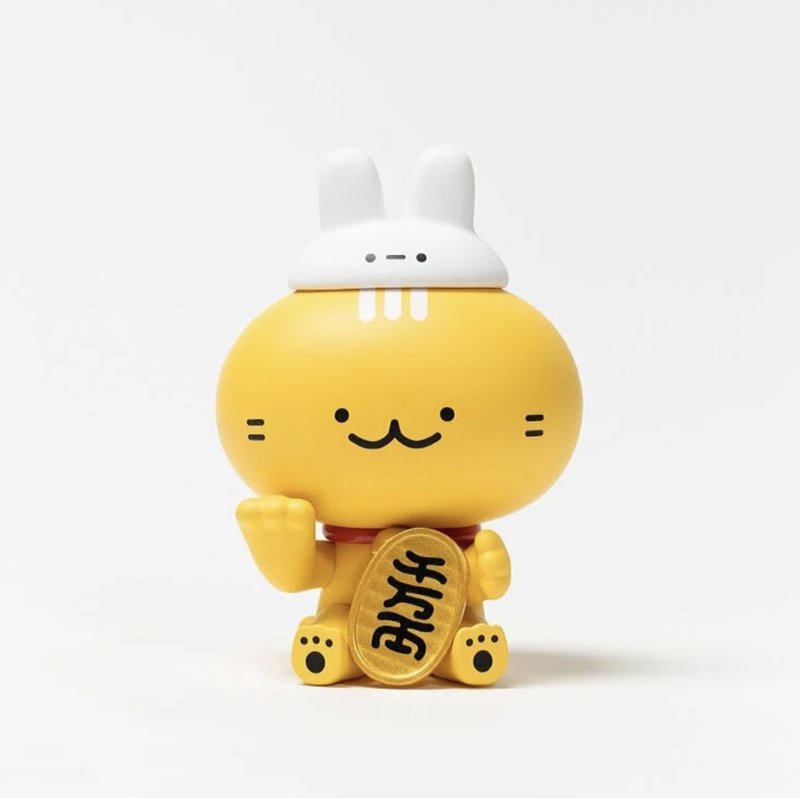 好运咪猫 | 澄黄好运、墨黑平安、净白皓雪 - 玩偶/公仔 - 塑料 橘色