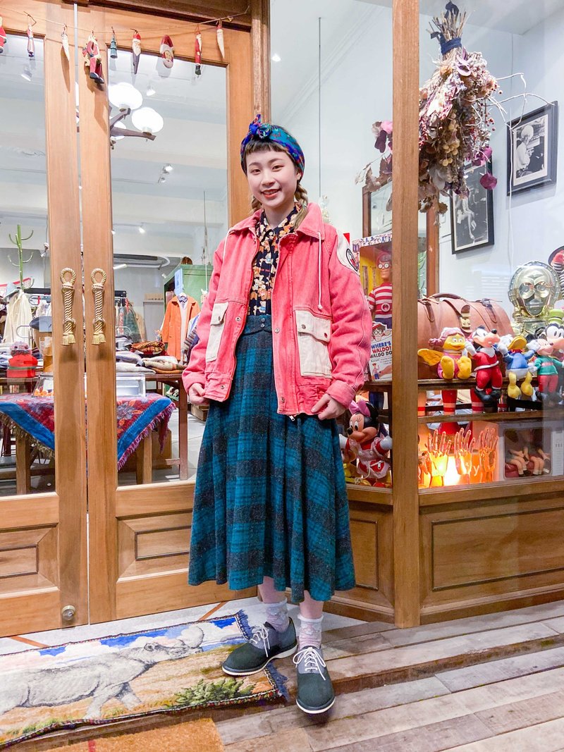 袅袅百货公司-Vintage 粉色可爱布章牛仔外套 - 女装休闲/机能外套 - 其他材质 