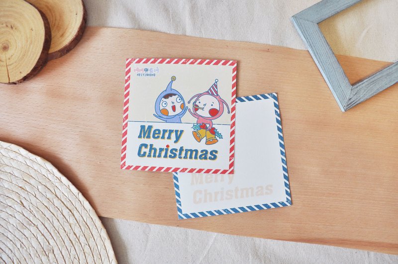 圣诞卡 复古风过圣诞 - 卡片/明信片 - 纸 多色