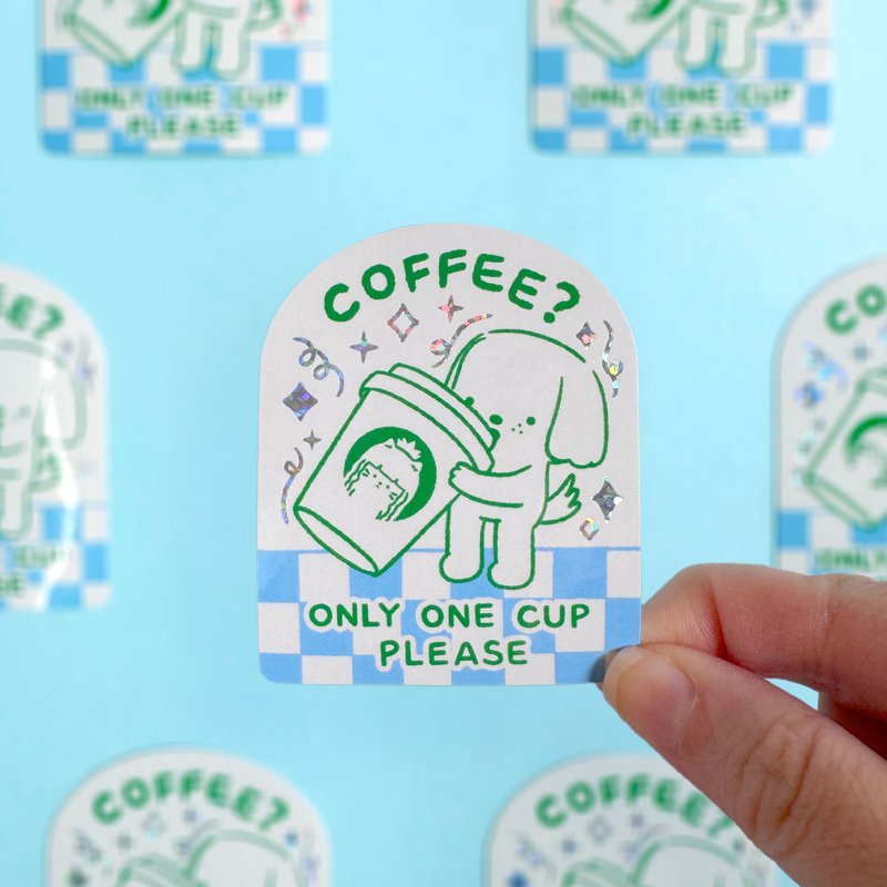 dies cut 贴纸 - Coffee - 贴纸 - 防水材质 