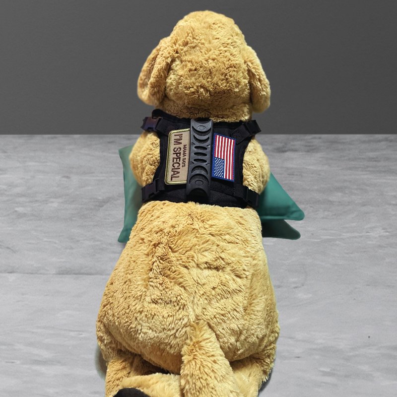 TTP 战术狗背心胸带 - 阿尔法系列 - 衣/帽 - 尼龙 黑色