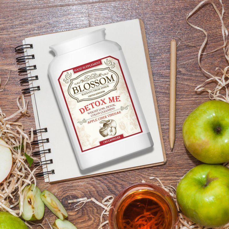 天然果醋 肠道健康 |英国Blossom Detox Me 120粒 - 健康/养生 - 浓缩/萃取物 咖啡色