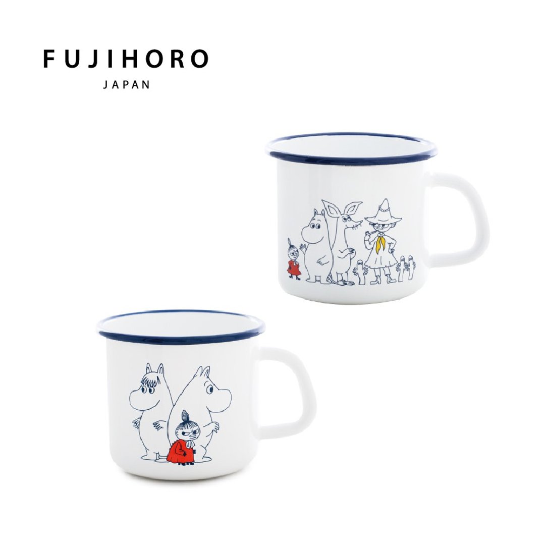 【官方直营】MOOMIN 噜噜米系列 珐琅马克杯550ml - 咖啡杯/马克杯 - 珐琅 