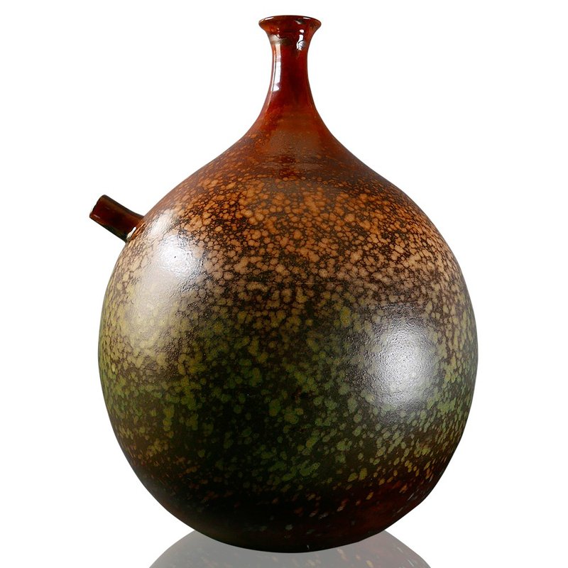 【陶艺摆饰】陶艺雅居陶器花器 - 雪舞森林 50x37cm 莺歌手工陶艺 - 摆饰 - 陶 咖啡色