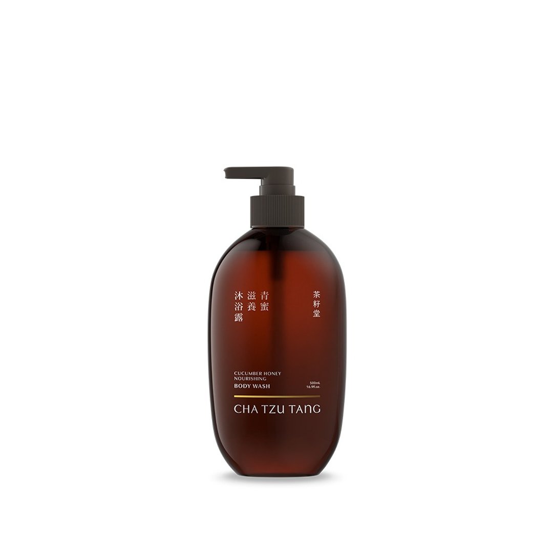 【茶籽堂】青蜜滋养沐浴露 500mL(干性肌/皮肤脱屑/洗后不干涩) - 沐浴用品 - 植物．花 