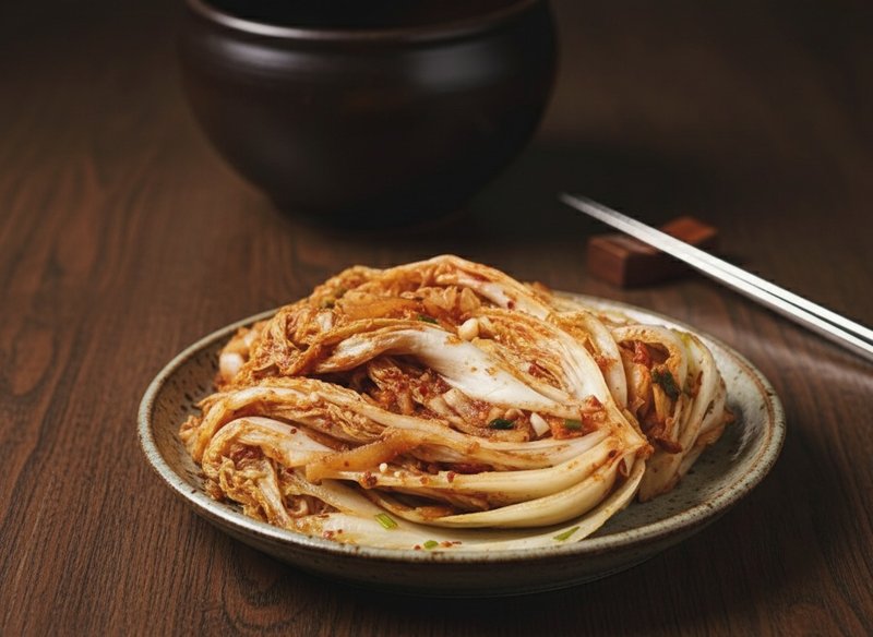 首尔大叔 韩国泡菜 生命力韩式泡菜 辛奇 김치 Kimchi 2斤 小包装 - 料理包 - 新鲜食材 红色