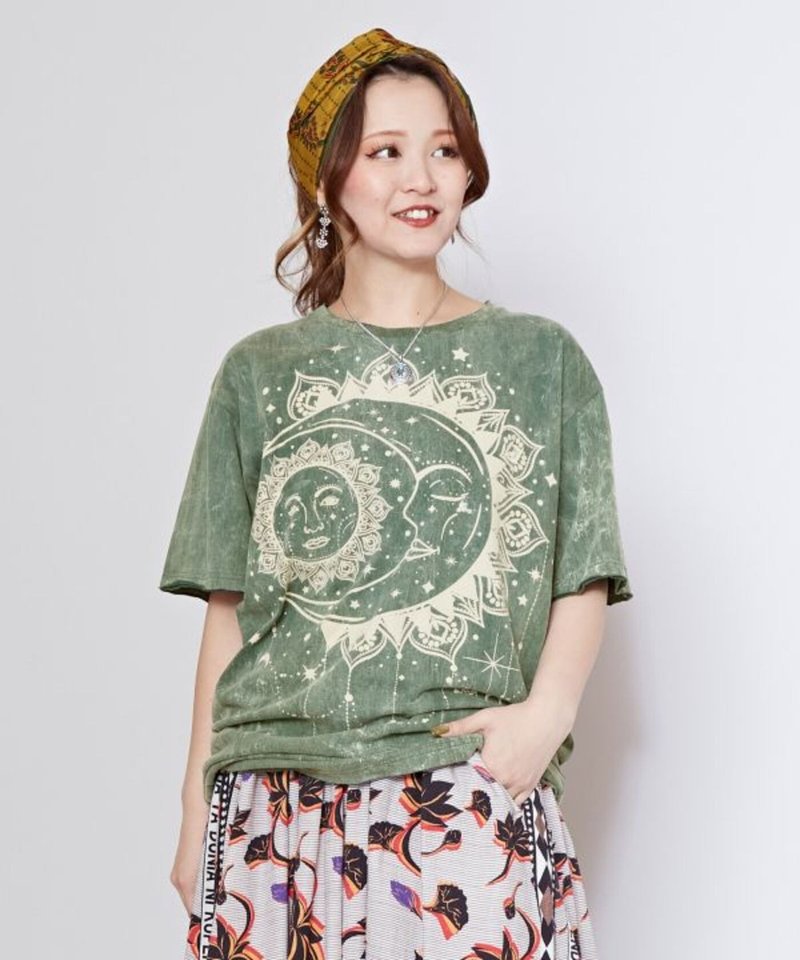 【热门预购】古纹与神语象神之光月映行者复古T恤(3色)TXX-5609 - 男装上衣/T 恤 - 其他材质 