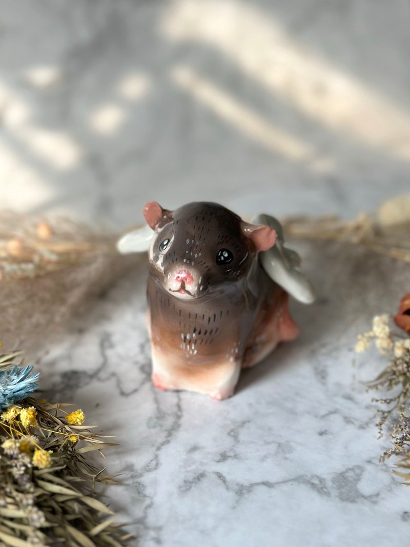 定制 S 码 狗 猫 兔 鼠 宠物 瓶子 樽 家居装饰 纪念 - 其他 - 瓷 多色