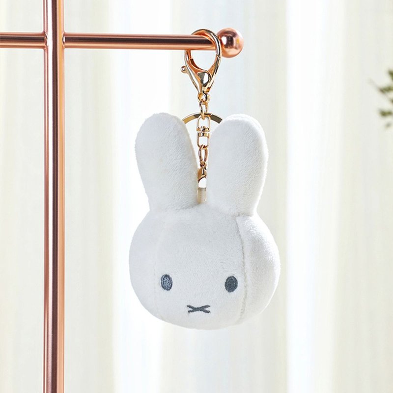 miffy 水晶超柔挂饰 - 白色 - 钥匙链/钥匙包 - 棉．麻 白色