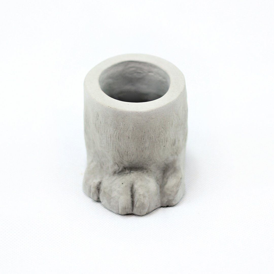 DOG'S FEET- 犬足盆 - 植栽/盆栽 - 水泥 灰色