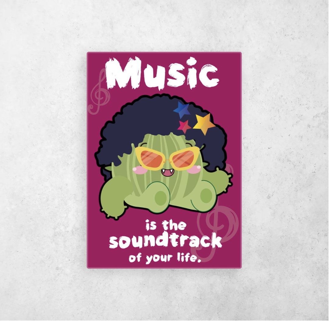 Music is Soundtrack of Your Life 海报A3/A5 (不连框) - 海报/装饰画/版画 - 纸 多色