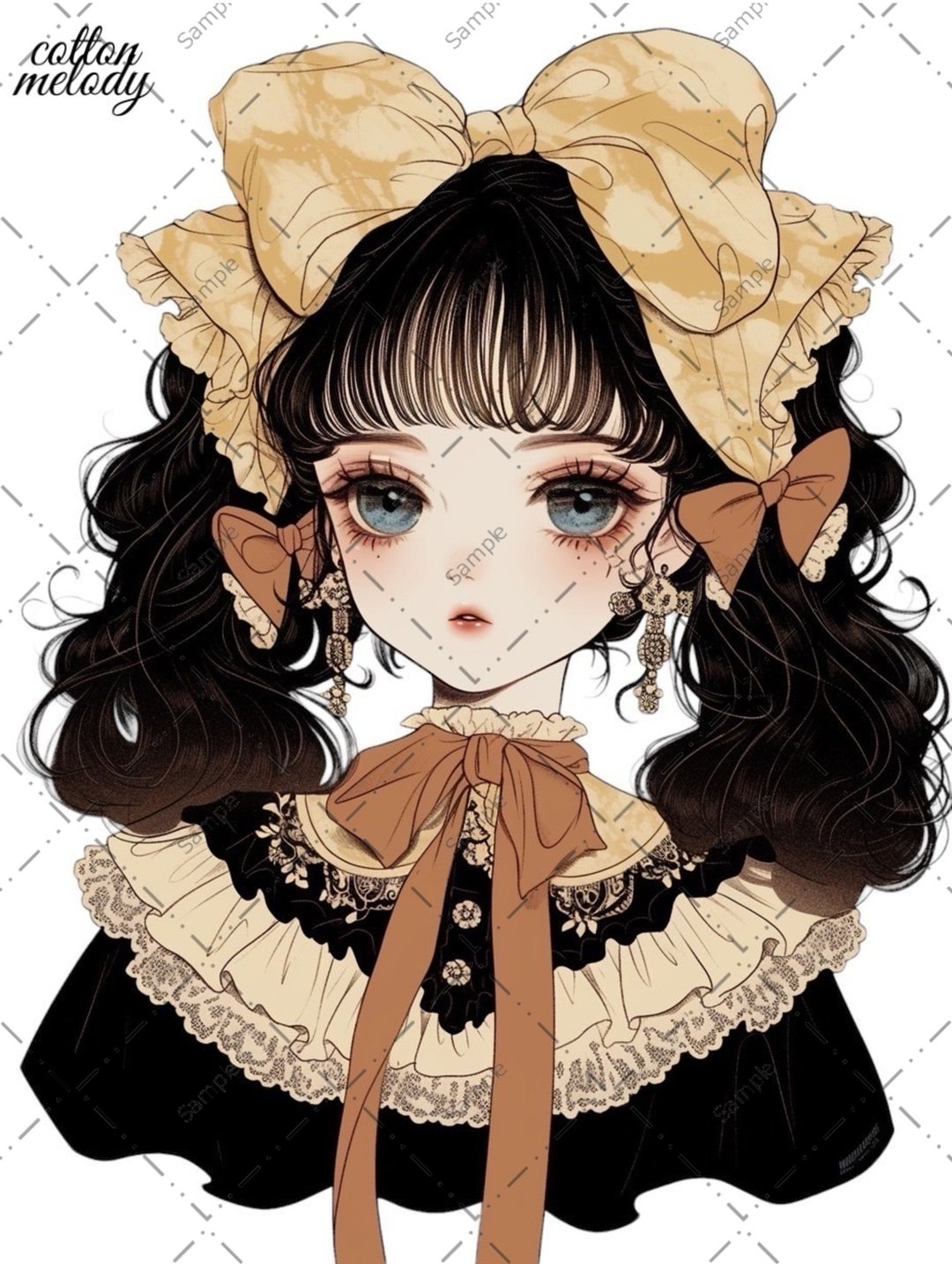 原创贴纸 no.935 人物贴纸 原创贴纸 人物贴纸 女孩贴纸 原创人物贴纸 - 贴纸 - 纸 