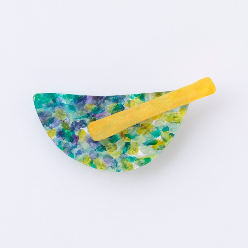 图片胸针 - 胸针 - 压克力 黄色