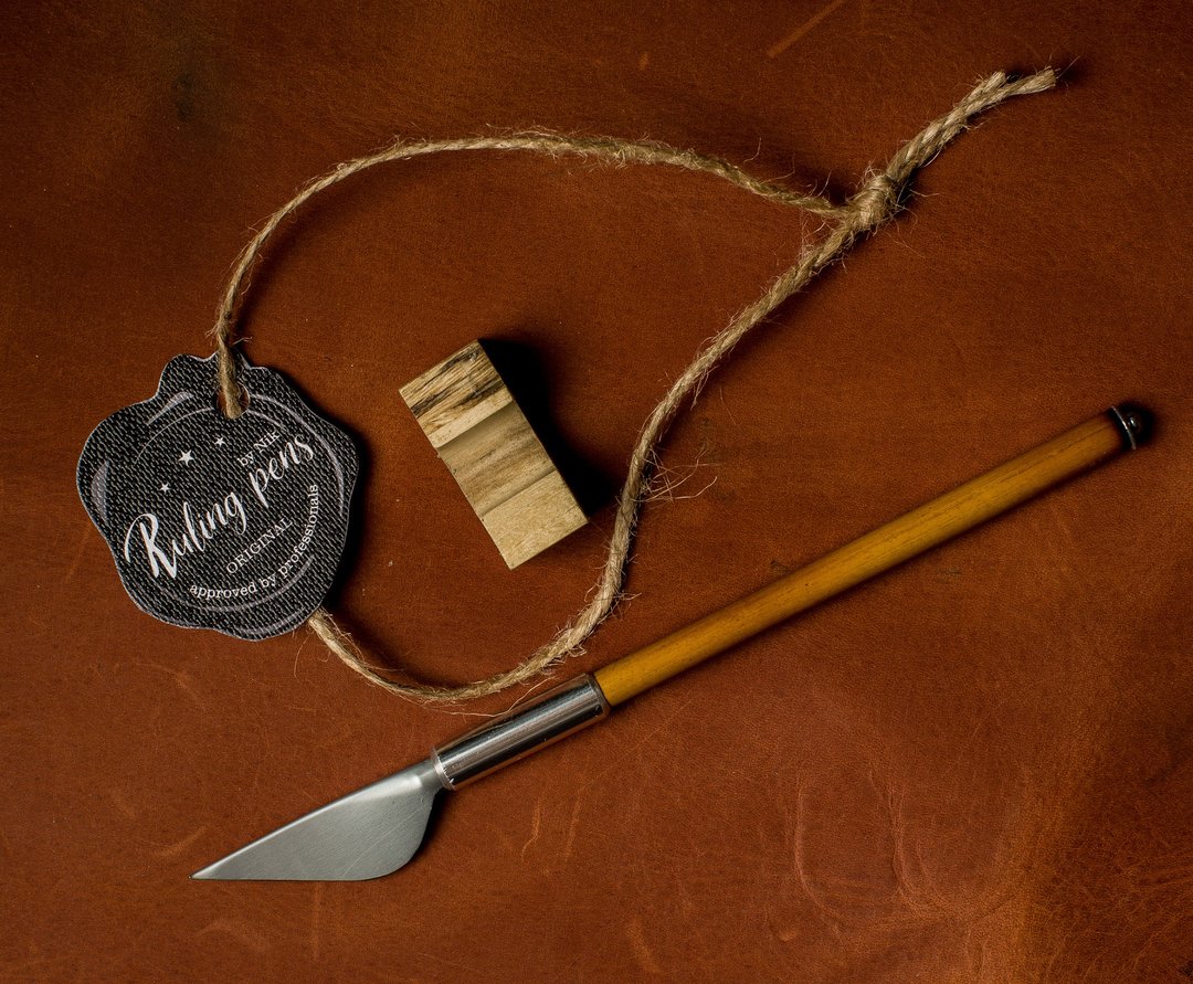 Hand made folded pen for expressive  calligraphy/Cola pen/Bamboo handle/ - 蘸水笔 - 其他金属 灰色