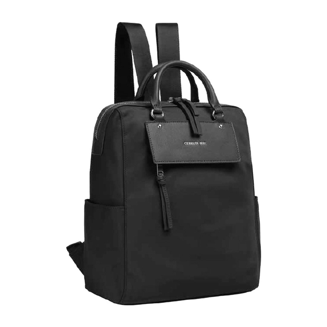 CERRUTI 1881 限量2折 意大利顶级后背包 全新专柜展示品 - 后背包/双肩包 - 尼龙 黑色