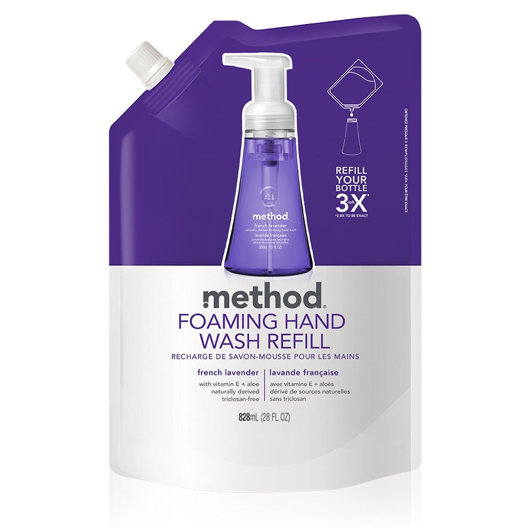method 美则 法式薰衣草泡沫洗手露补充包 828ml - 洗手用品 - 浓缩/萃取物 紫色