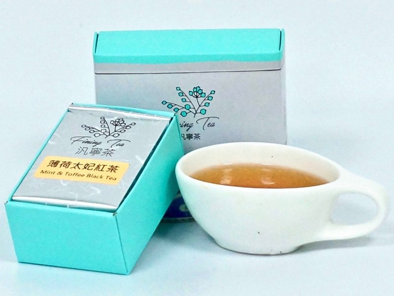 【泛宁茶FiningTea】薄荷太妃红茶∣无热量∣8入装 - 茶 - 植物．花 黄色