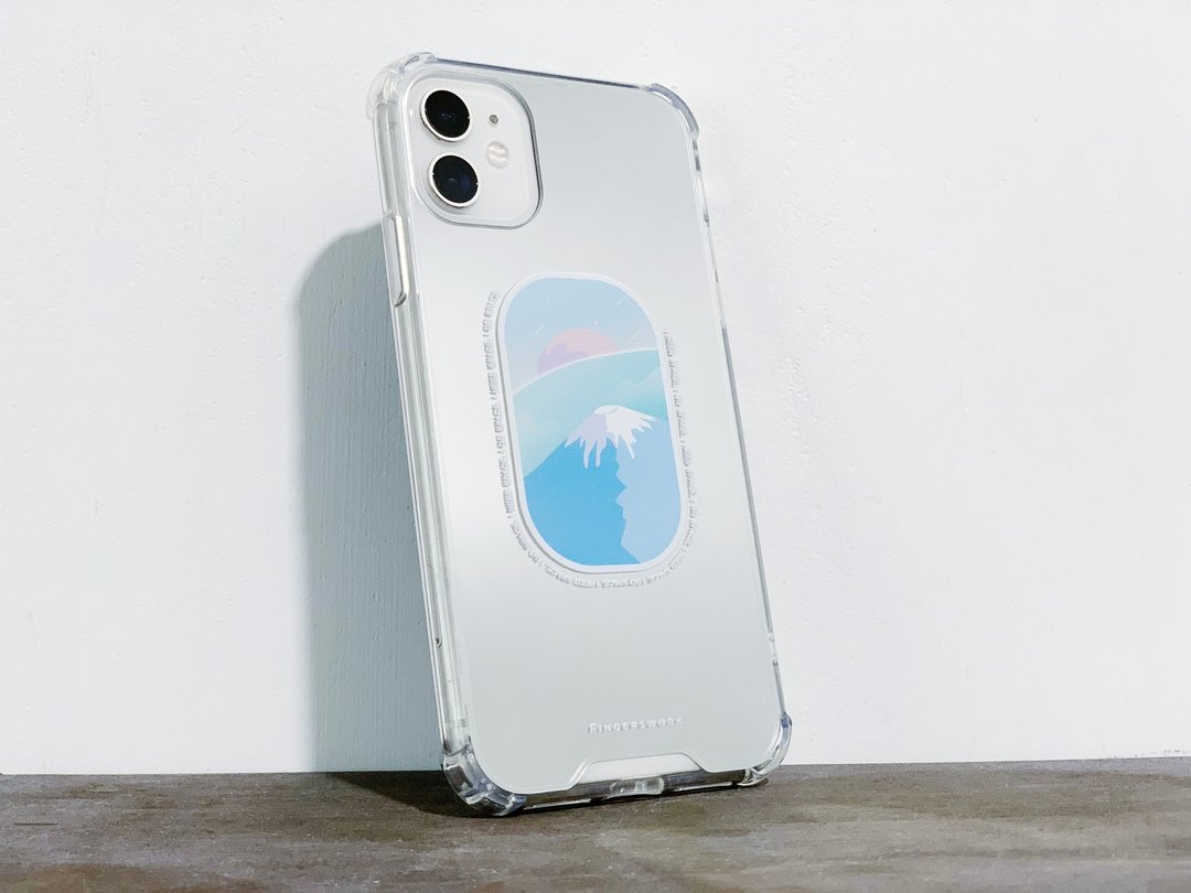 机舱窗外的富士山 镜面防摔手机壳 IPHONE CASE - 手机壳/手机套 - 塑料 透明